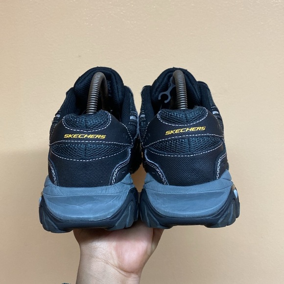 Skechers After Burn Memory Fit Sneakers “Black Charcoal” - Picture 5 of 16